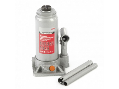 Домкрат гидравлический бутылочный, 5 т, h подъема 197-382 мм Matrix от MATRIX Домкрат гидравлический бутылочный, 5 т, h подъема 197-382 мм Matrix