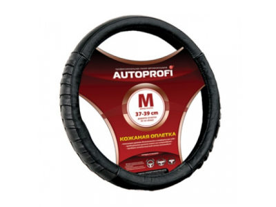 Оплетка "АВТОПРОФИ" нат.кожа "гармошка" черная AP-470 BK M1/20 от Autoprofi Оплетка "АВТОПРОФИ" нат.кожа "гармошка" черная AP-470 BK M1/20