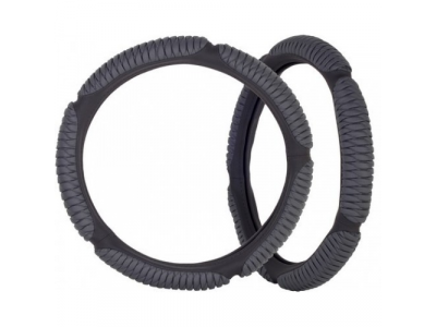 Оплетка на руль "PSV" IMPERIAL PLUS (серый) М