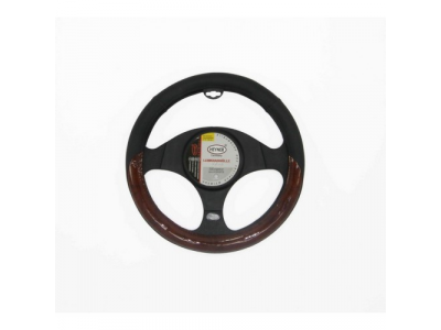 Чехол на руль "HEYNER" нат.кожа черный c коричн.вставками от HEYNER Чехол на руль "HEYNER" нат.кожа черный c коричн.вставками