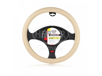 Чехол на руль Premium бежевый d 37-39 см