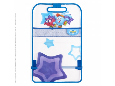 Экран защитный на спинку сиденья Смешарики (синий/голубой) Крош от Смешарики Экран защитный на спинку сиденья Смешарики (синий/голубой) Крош