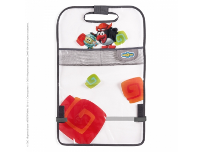 Экран защитный на спинку сиденья Смешарики (черн/т.серый) Пин от Смешарики Экран защитный на спинку сиденья Смешарики (черн/т.серый) Пин