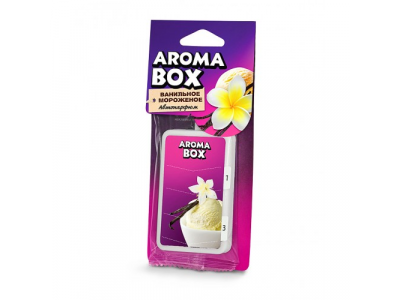 Ароматизатор FOUETTE "Aroma Box" подвесной "Ванильное мороженое" B-1 от FOUETTE Ароматизатор FOUETTE "Aroma Box" подвесной "Ванильное мороженое" B-1
