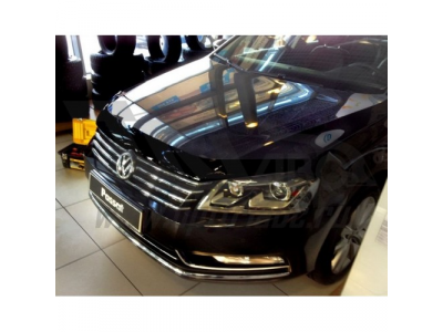 Дефлектор капота Volkswagen Passaт В7, SD, WG (2011-) темный от SIM Дефлектор капота Volkswagen Passaт В7, SD, WG (2011-) темный