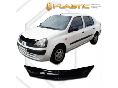 Дефлектор капота (Classic черный) Renault Symbol 2006 от CA Plastic Дефлектор капота (Classic черный) Renault Symbol 2006