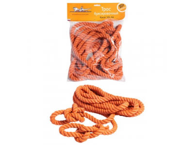 Трос буксировочный канат AIRLANE 10т, 6м, без крюков от Airline Трос буксировочный канат AIRLANE 10т, 6м, без крюков