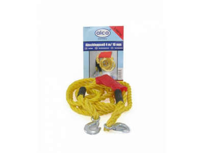 Трос буксировочный с карабинами 2500кг, длина 4 м. D-16 мм.