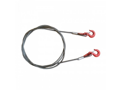 Буксировочный трос (стальной) 5 т 5 м Крюк/Крюк (d: 8.3 мм), Tplus от TPLUS Буксировочный трос (стальной) 5 т 5 м Крюк/Крюк (d: 8.3 мм), Tplus