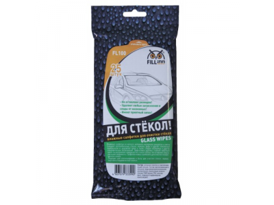 Влажные салфетки для очистки стекол