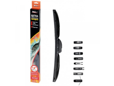 Щетка стеклоочистителя 360 мм (14) гибридная AIRLINE от Airline Щетка стеклоочистителя 360 мм (14) гибридная AIRLINE