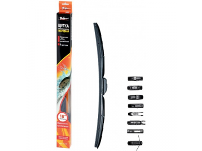 Щетка стеклоочистителя 450 мм (18) гибридная AIRLINE от Airline Щетка стеклоочистителя 450 мм (18) гибридная AIRLINE
