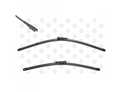 Щетки стеклоочистителя SWF VISIOFLEX,передняя,2 шт., 61612349870, 600mm/24", бескаркасная