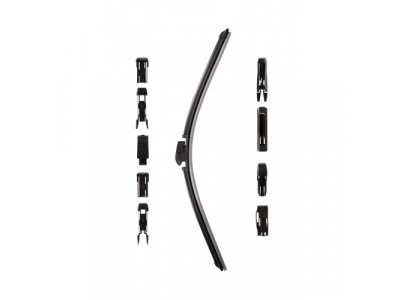 Щетка стеклоочистителя универсальная бескаркасная 525mm,10 адаптеров