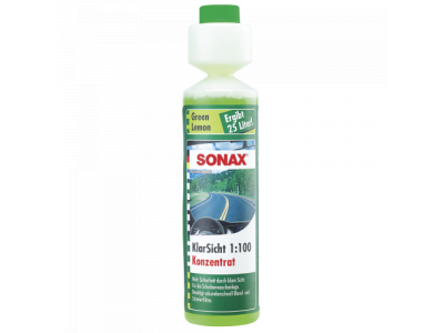 Стеклоомыватель концентрат 1:100 аромат "зеленый лимон" от SONAX Стеклоомыватель концентрат 1:100 аромат "зеленый лимон"