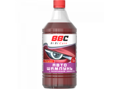 Автошампунь с полирующим эффектом цветочный BiBiCare 1 л