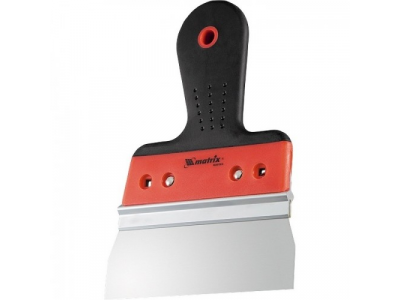 Шпатель фасадный из нержавеющей стали, 600 мм, двухкомпонентная ручка Matrix от MATRIX Шпатель фасадный из нержавеющей стали, 600 мм, двухкомпонентная ручка Matrix