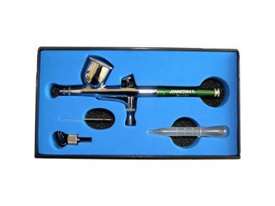 Аэрограф, верхний бачок металл 7 мл, дюза 0,3 мм., JA-101 JONNESWAY