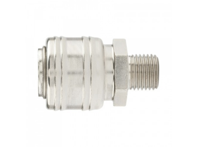 Муфта универсальная быстросъемная ("мама"), внешняя резьба 1/2", 1 шт.// STELS от STELS Муфта универсальная быстросъемная ("мама"), внешняя резьба 1/2", 1 шт.// STELS