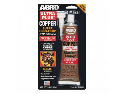 Герметик прокладок OEM сверхвысокотемпературный (медь) от ABRO Герметик прокладок OEM сверхвысокотемпературный (медь)