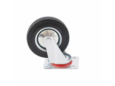 Колесо поворотное d-200 мм., крепление платформенное СИБРТЕХ