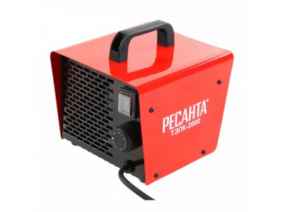 Тепловая электрическая пушка ТЭПК-2000 (керам.нагревательный элемент) Ресанта от Ресанта Тепловая электрическая пушка ТЭПК-2000 (керам.нагревательный элемент) Ресанта