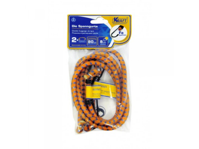 Набор резинок 2 шт. 80см, D=8мм (метал. крючки) от KRAFT Набор резинок 2 шт. 80см, D=8мм (метал. крючки)