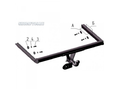 Фаркоп на Ford Focus I хэтчбек/седан 1998-2004гг. от AvtoS Фаркоп на Ford Focus I хэтчбек/седан 1998-2004гг.