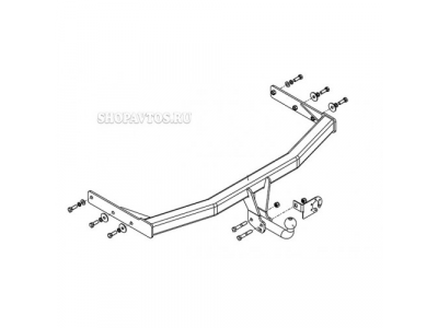 Фаркоп на Great Wall Hover H2 SUV 2003-2009гг. от AvtoS Фаркоп на Great Wall Hover H2 SUV 2003-2009гг.