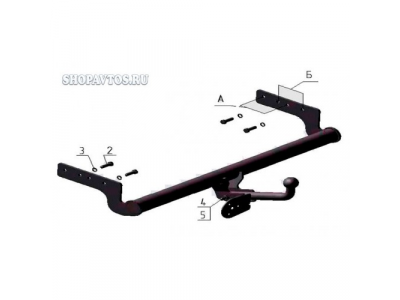 Фаркоп на Hyundai Accent седан 2000-2006гг. от AvtoS Фаркоп на Hyundai Accent седан 2000-2006гг.