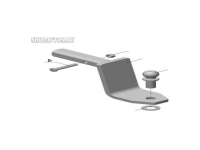 Фаркоп на Hummer H2 SUV 2003-2009гг. от AvtoS Фаркоп на Hummer H2 SUV 2003-2009гг.