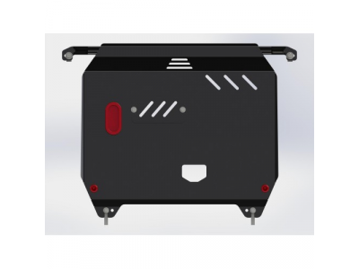 Защита картера и КПП HYUNDAI Solaris от SHERIFF Защита картера и КПП HYUNDAI Solaris