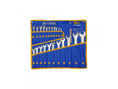 Ключ комбинированный набор 22шт: 6-19,21,22,24,27,30,32мм (сумка) от KRAFT Ключ комбинированный набор 22шт: 6-19,21,22,24,27,30,32мм (сумка)