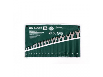 Набор ключей комбинированных 16 предметов 6-24мм от LICOTA Набор ключей комбинированных 16 предметов 6-24мм