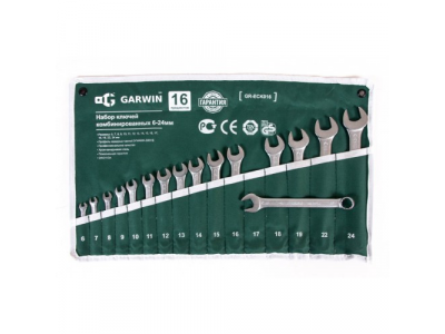 Набор ключей комбинированных 16 предметов 6-24мм от LICOTA Набор ключей комбинированных 16 предметов 6-24мм