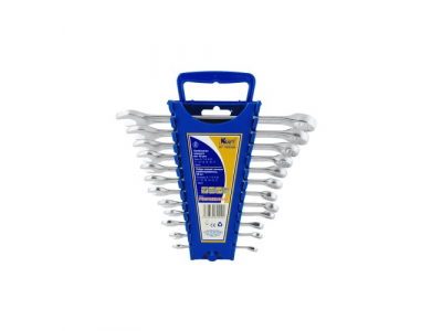 Ключ комбинированный набор 12шт:6-15,17,19 мм (пласт.держ) от KRAFT Ключ комбинированный набор 12шт:6-15,17,19 мм (пласт.держ)