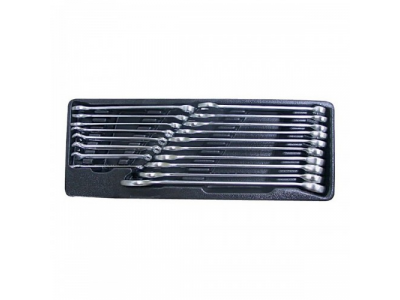 Набор ключей комбинированных текстурных 6-24мм 18пр. в ложементе от LICOTA Набор ключей комбинированных текстурных 6-24мм 18пр. в ложементе