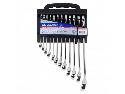 Набор комбинированных ключей, 8-22 мм, 12 предметов, МАСТАК от МАСТАК Набор комбинированных ключей, 8-22 мм, 12 предметов, МАСТАК