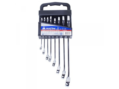 Набор комбинированных ключей, 8-22 мм, 8 предметов, МАСТАК от МАСТАК Набор комбинированных ключей, 8-22 мм, 8 предметов, МАСТАК