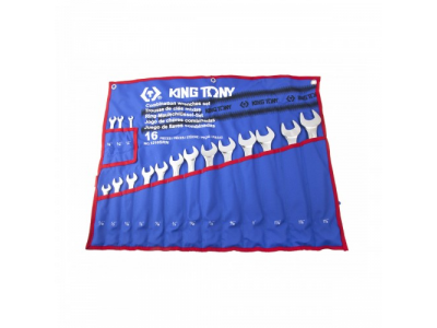 Набор комбинированных ключей, 1/4"-1&1/4", 16 предметов KING TONY от KING TONY Набор комбинированных ключей, 1/4"-1&1/4", 16 предметов KING TONY