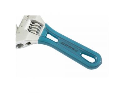 Ключ разводной, 250 мм,CrV, укороченная ручка //GROSS