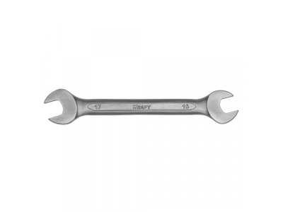 Ключ рожковый 16*17мм (Cr-V; хол. штамп, холдер) от KRAFT Ключ рожковый 16*17мм (Cr-V; хол. штамп, холдер)