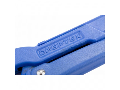 Ключ трубный рычажный, 560 х 67 мм, с изогнутыми губками// СИБРТЕХ