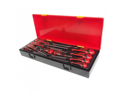 JTC Набор отверток усиленных 10 предметов в кейсе JTC