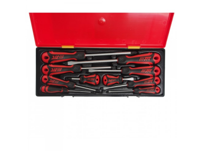 JTC Набор отверток усиленных 10 предметов в кейсе JTC