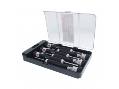 JTC Набор отверток прецизионных PH00/0/1 SL1.5/2.5/3 L=150мм 6 предметов JTC