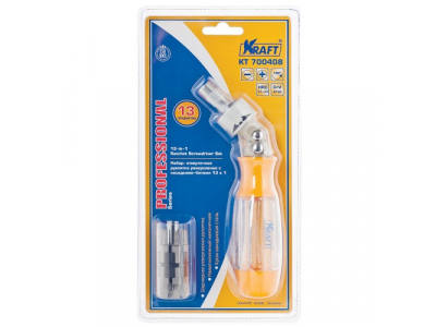 Набор: реверсивная отверточная рукоятка со встравками 13 в 1