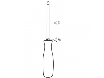Отвертка усиленная SL6.5, 125 мм от LICOTA Отвертка усиленная SL6.5, 125 мм