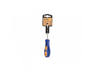 Отвертка шлицевая 6x100 (Cr-V; двухкомп. рукоятка) HELFER, шт