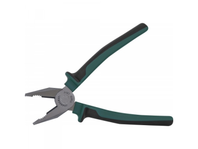 Пассатижи с двухкомпонентными рукоятками 8", P0818 JONNESWAY